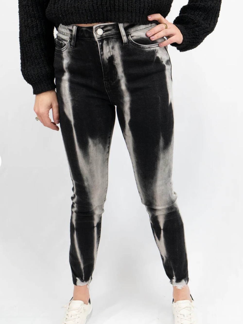 High Rise Cropped Skinny Jean